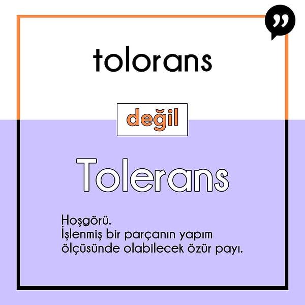 15. Tolerans
