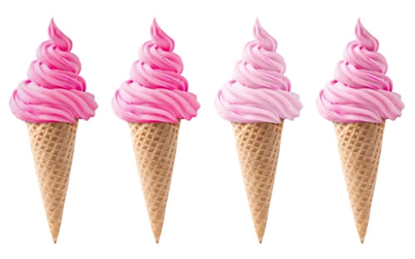 2. Которое из мороженок самое яркое?