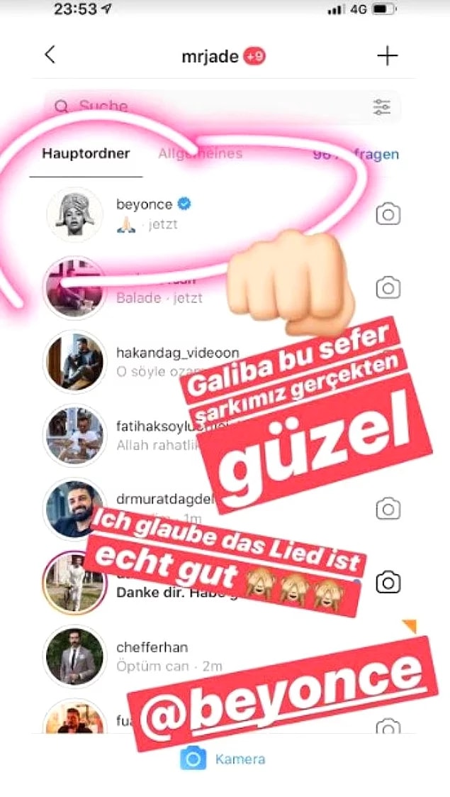 Son olarak Beyoncé'nin yeni yükseliş yapan şarkıcı Mr. Jade'ye attığı mesajı görmüştük.