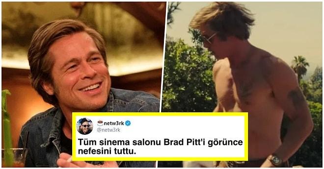 Nefes Kesti! Brad Pitt, Yeni Filmi 'Once Upon A Time In Hollywood' ile İzleyenlerin Gözlerini Şenlendirdi