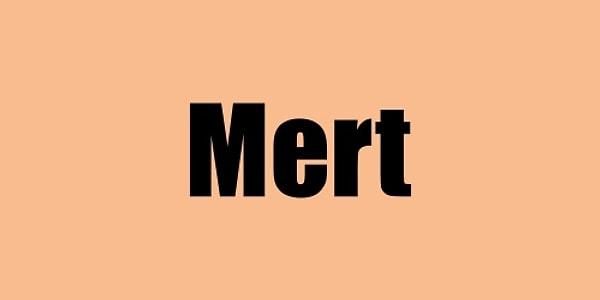 Hayatını değiştirecek kişinin adı Mert!