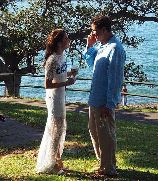 Ve çift 2015 yılında Sidney'de sıra dışı bir törenle dünyaevine girdi.