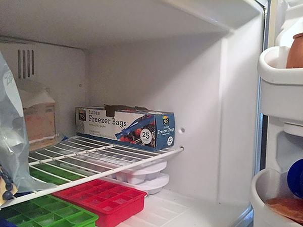 3. "Eşim buzdolabı poşetinin ne için kullanıldığını anladığından emin değilim."