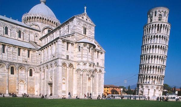 1173 - Yapımı iki asır sürecek olan Pisa Kulesi'nin inşası başladı.
