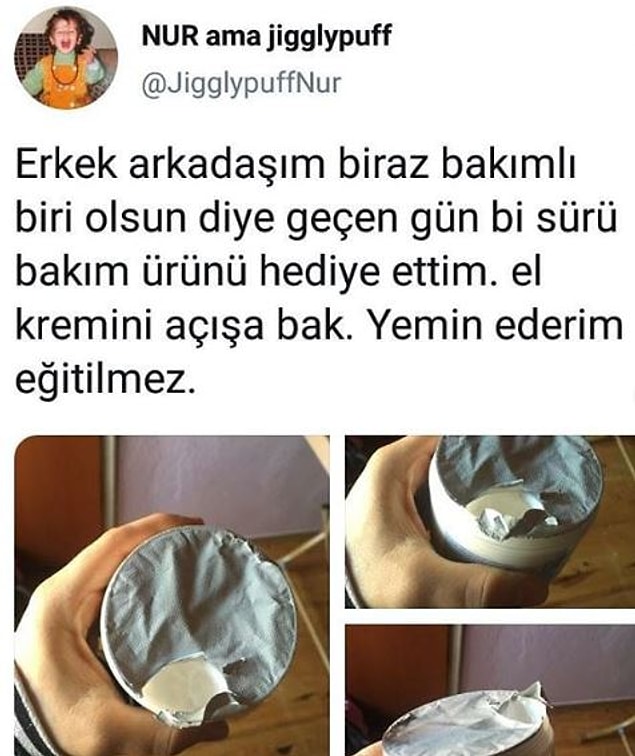 15. Bir parmak alıp bırakmış...