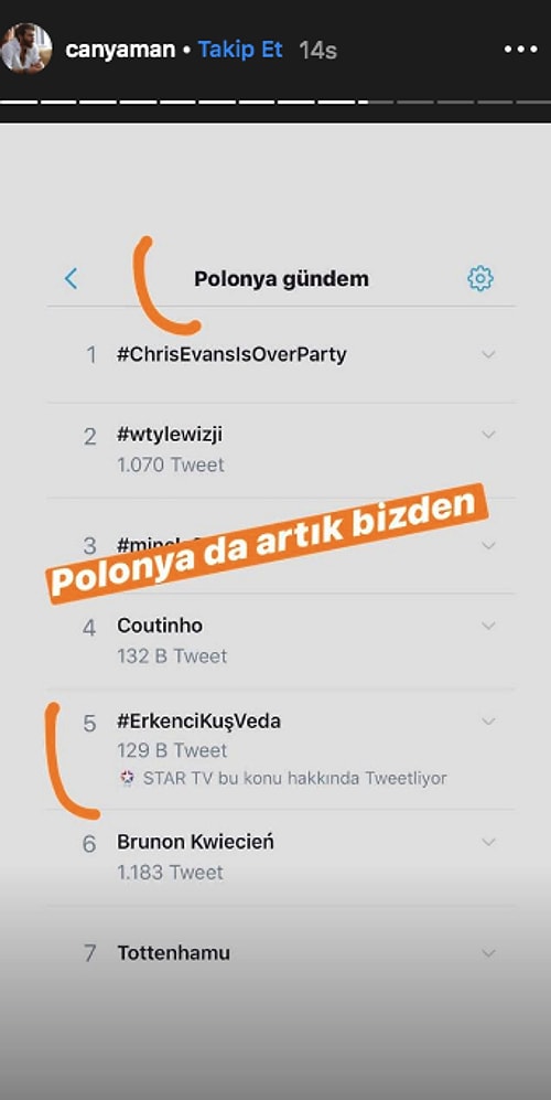 Can Yaman ile Demet Özdemir Final Yapan Erkenci Kuş Dizisinin Ardından Birbirlerine Instagram'dan Veda Ettiler