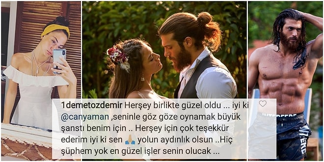 Can Yaman ile Demet Özdemir Final Yapan Erkenci Kuş Dizisinin Ardından Birbirlerine Instagram'dan Veda Ettiler