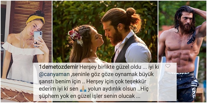 Can Yaman ile Demet Özdemir Final Yapan Erkenci Kuş Dizisinin Ardından Birbirlerine Instagram'dan Veda Ettiler