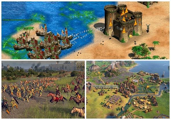 En iyi strateji oyunu: Age of Empires.