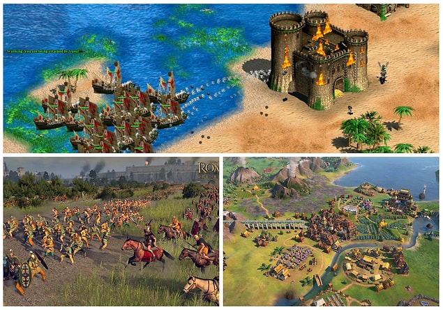 En iyi strateji oyunu: Age of Empires.