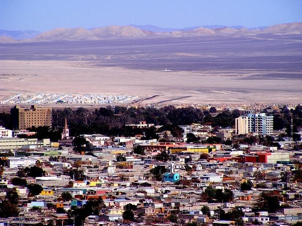 3. Şili'nin Atacama Çölü'nde bulunan Calama kasabasında hiç yağmur yağmadı.