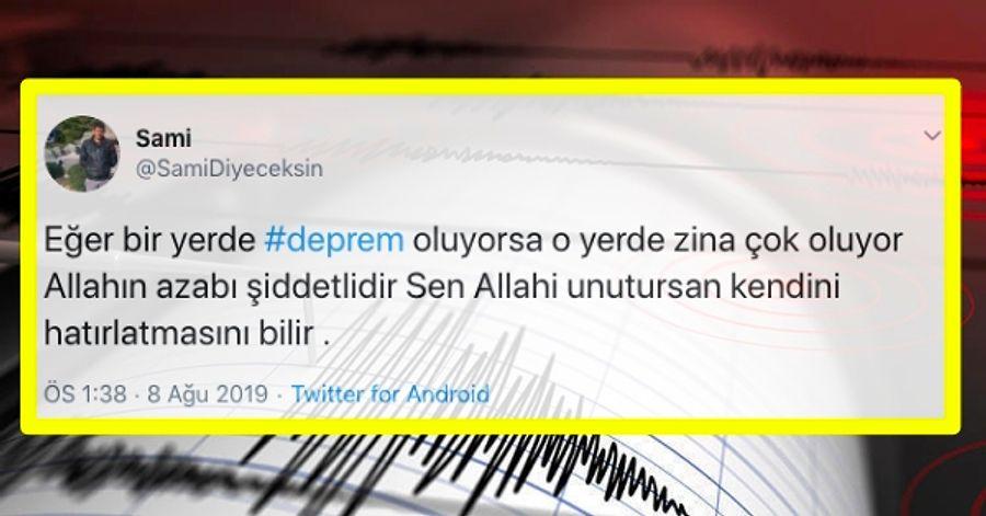 Hâlâ Aynı Cehalet! Kendini Bilmezler İzmir ve Denizli'deki Depremleri Yine  Zina ve Alkole Yordu - onedio.com