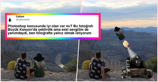 Kalbi Kırık Genç, Eski Sevgilisinin Fotoğraftan Silinmesini İsteyince Photoshop Mizahşörleri İşin Suyunu Çıkarttı!