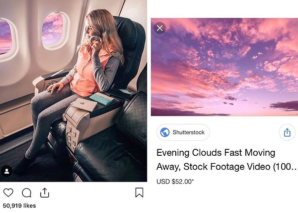 14. Берем любую картинку красивого неба с интернета и легким движением руки вставляем в свое фото