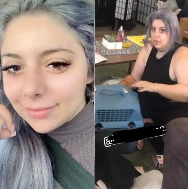 42. Она даже добавляет длину своим волосам в ИГ