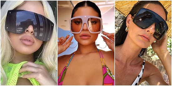 Dalga Geçelim Diye Özellikle Yapıyorlar Sanki: Küçük Gözlük Modasının Ardından Devasa Güneş Gözlükleri Geliyor