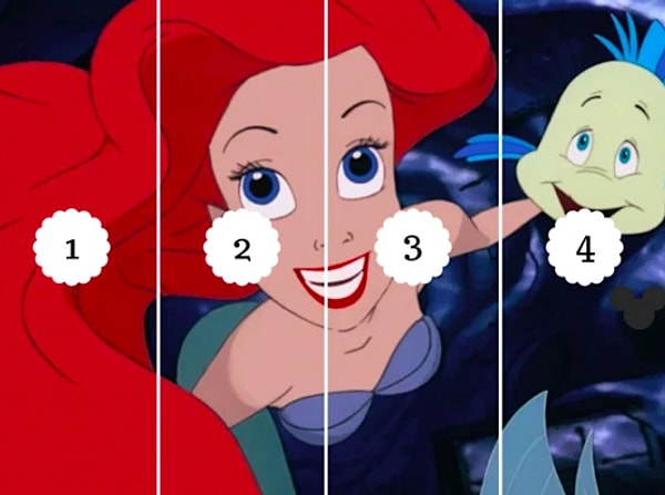 12. В какой части картинки мы спрятали силуэт головы Микки-Мауса?