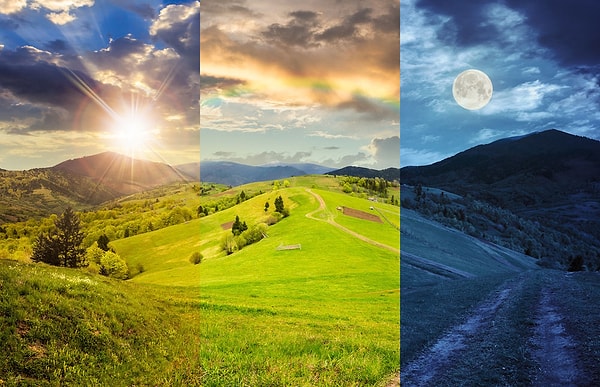 1. Какое время суток вы любите больше всего?