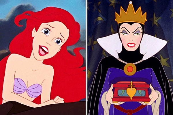 Вы микс Ариэль и Злой Королевы!