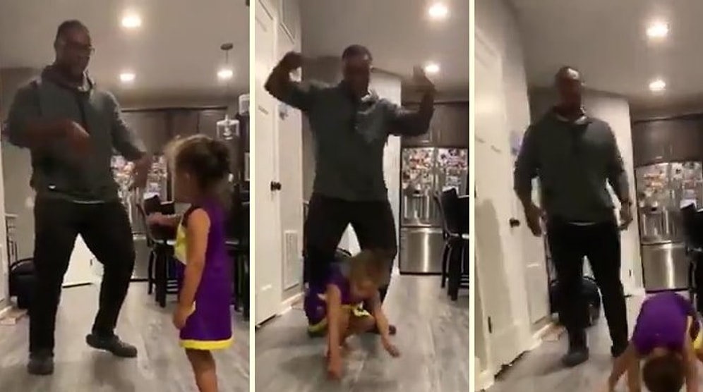 Minik Kızı Bir Anda Twerk Yapmaya Başlayınca Yıkılan Baba