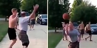 Teke Tek Basket Maçı Yaptığı Genci Fake Hareketi ile Dumura Uğratan Adam