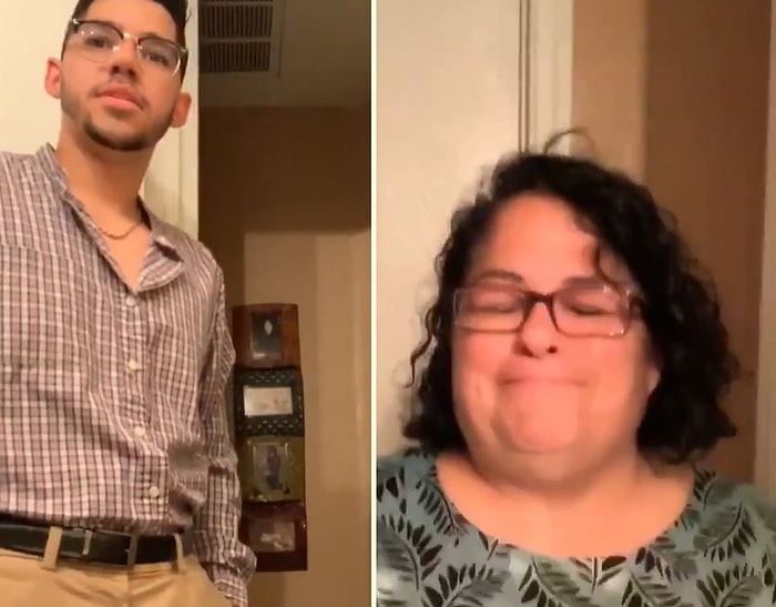 Küçükken Kaybettiği Babasının Kıyafetlerini Giyerek Annesine Duygusal Anlar Yaşatan Genç