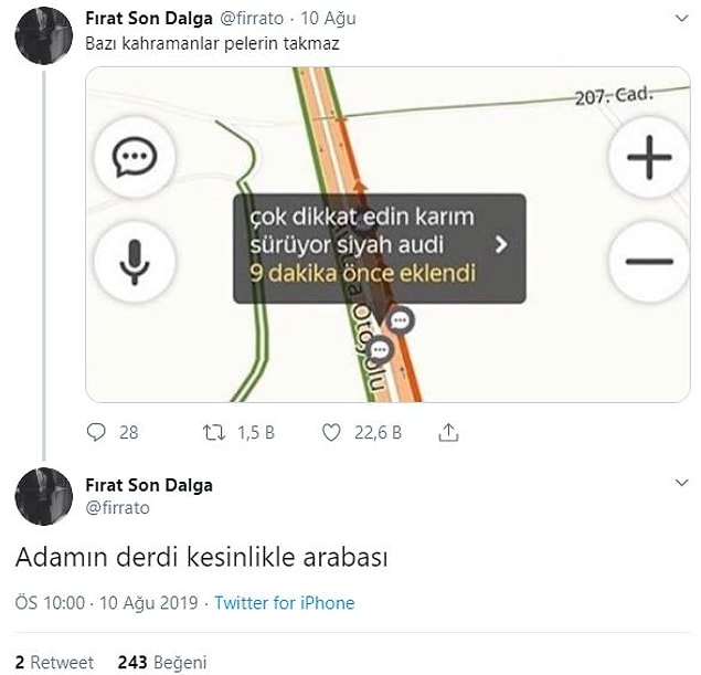7. Siyah audi(500.000 tl)