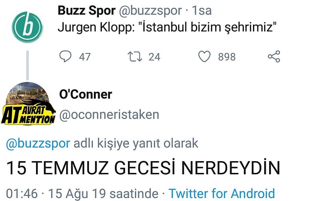 10. Madem sizin şehriniz, cevap verin!