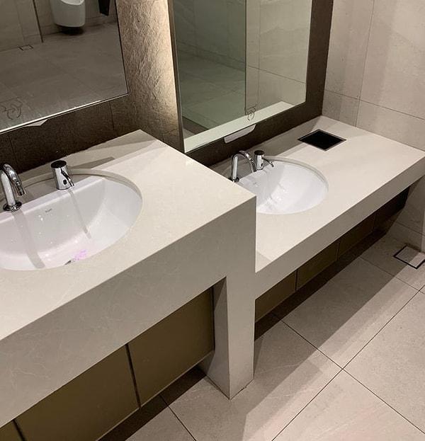 9. “Singapur Changi Havaalanı'ndaki tuvaletlerde çocuklar için lavabolar var.”