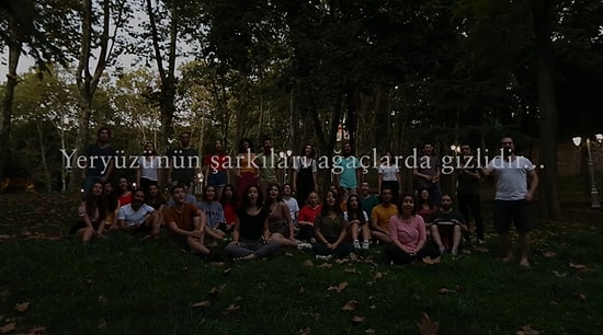 Boğaziçi Gençlik Korosu 'Koy Elini Kalbine Geç Olmadan' Diyerek Kaz Dağları İçin Seslendirdi: Uyan