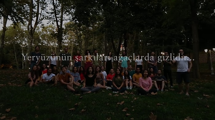 Boğaziçi Gençlik Korosu 'Koy Elini Kalbine Geç Olmadan' Diyerek Kaz Dağları İçin Seslendirdi: Uyan
