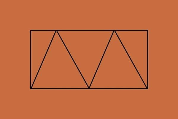 4. Verilen şekilde kaç tane "üçgen" bulabilirsin?