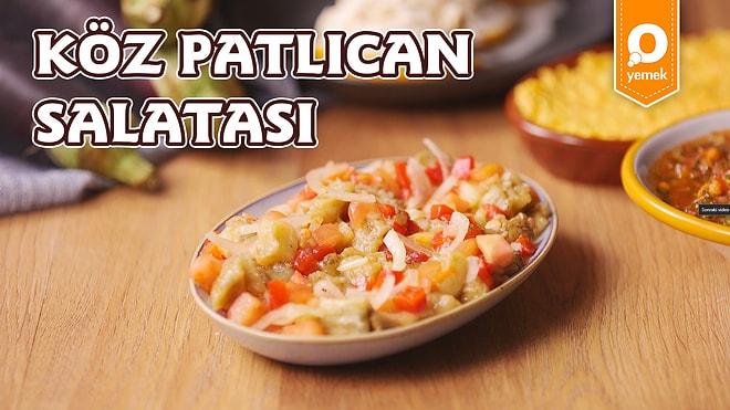 Mangal Sofralarının Vazgeçilmezi! Köz Patlıcan Salatası Nasıl Yapılır?