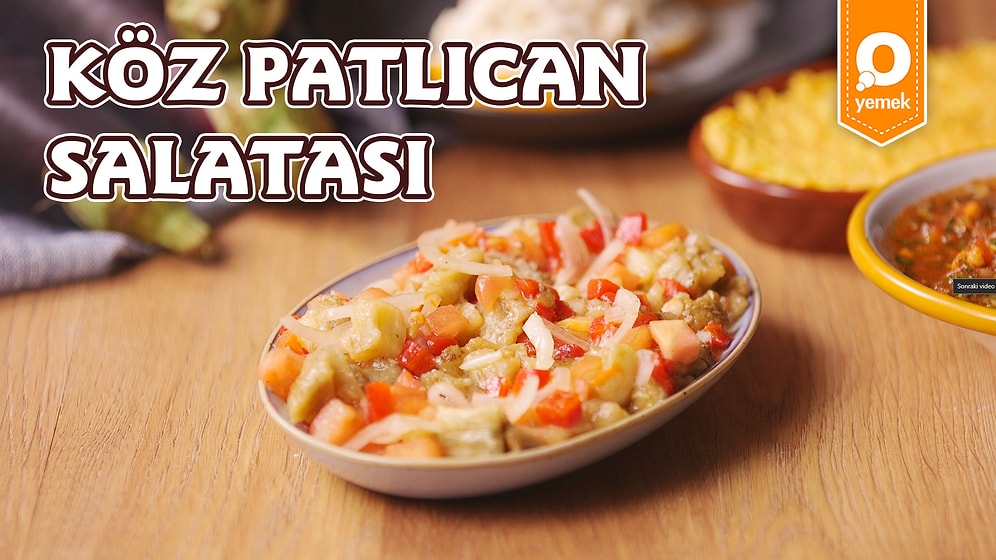 Mangal Sofralarının Vazgeçilmezi! Köz Patlıcan Salatası Nasıl Yapılır?