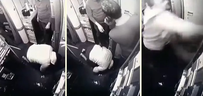 Uçak Koridorunda Namaz Kıldıktan Sonra Kabin Memurunu Yumruklayan Yolcu!