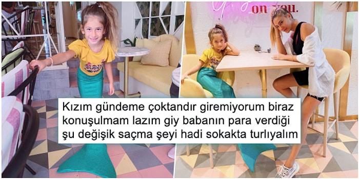 Şeyma Subaşı, Kızı Melisa'ya Giydirdiği Deniz Kızı Kıyafetiyle Dikkat Çekmeye Çalıştığını Düşünenler Tarafından Eleştiriliyor