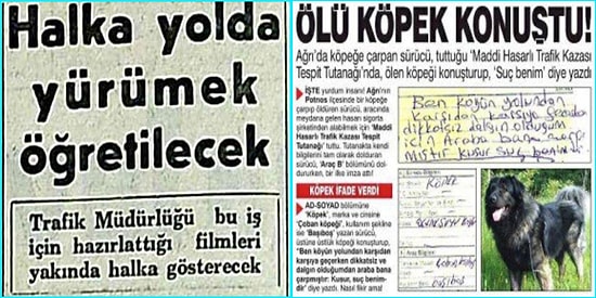 Her Maddesinde Ayrı Bir Gariplik Deryasına Sokacak Birbirinden Absürt 19 Gazete Kupürü