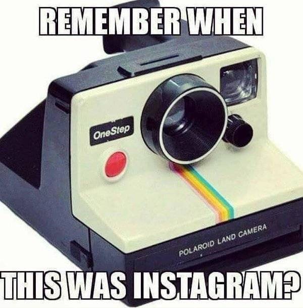 3. Помните, как когда-то это было нашим Инстаграмом?
