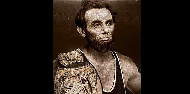 6. Başkan Lincoln güreş şampiyonuydu.