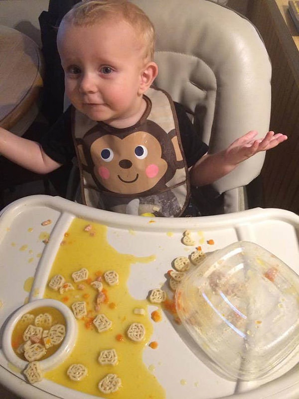 1. Не поваляешь, не поешь - золотое правило малышей