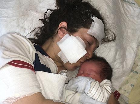 Doğumdan Sonra Hastanede Eşinin Bıçaklı Saldırısına Uğrayan Güldane Yırtıcı, Bebeğini Kucağına Aldı: 'Adı Umut'