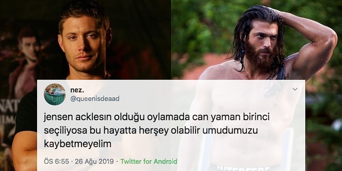 Can Yaman'ın Bir Ankette Dünya Çapında En İyi Oyuncu Seçilmesinin Üzerine Twitter'da Goygoyun Dibine Vuruldu