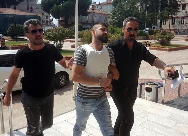 27 yaşındaki Muhammet Gürsoy, sevk edildiği adliyede çıkarıldığı mahkeme tarafından tutuklandı.
