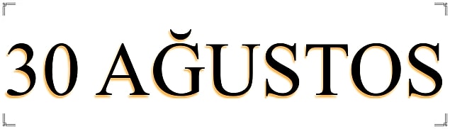 30 Ağustos