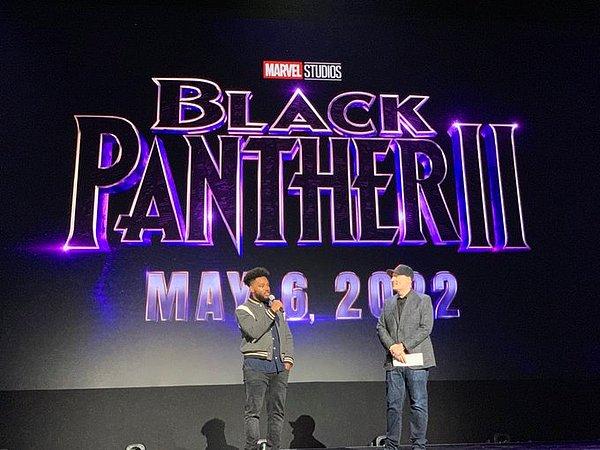 7. Black Panther II, 6 Mayıs 2022’de vizyona girecek.