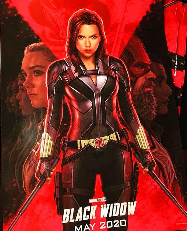 10. Black Widow, 2020 yılında vizyonda. Filmden ilk poster paylaşıldı! 😍
