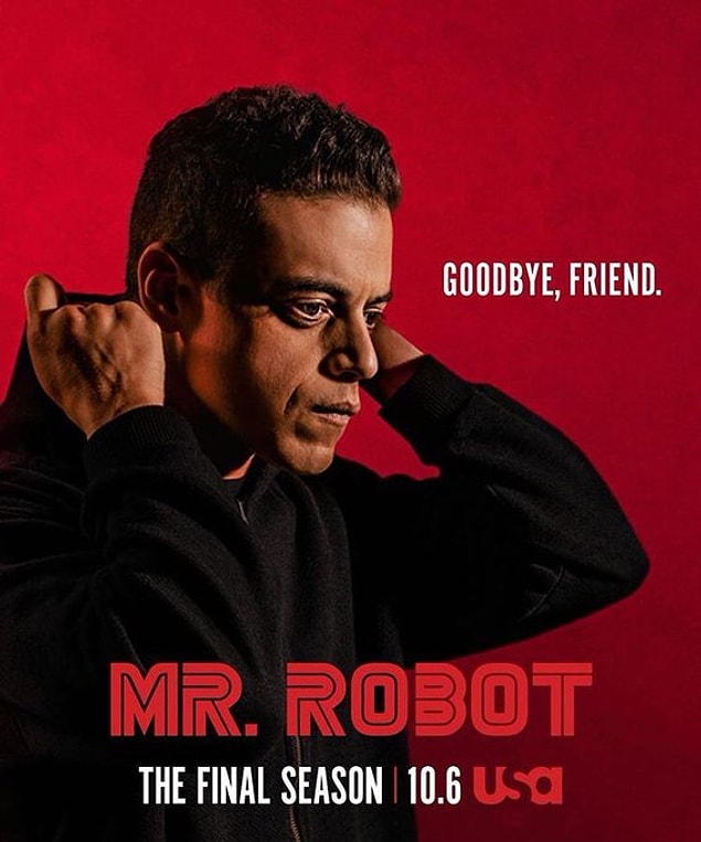 12. Mr. Robot, 6 Ekim'de yayınlanacak son sezonuyla ekranlara veda ediyor. 😔