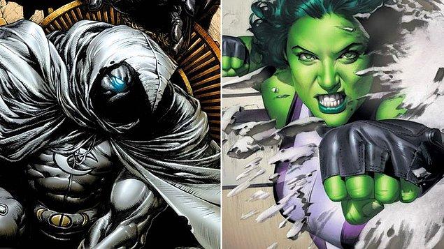 14. Marvel, Disney+'ta yayınlanacak She-Hulk ve Moon Knight dizilerini duyurdu!