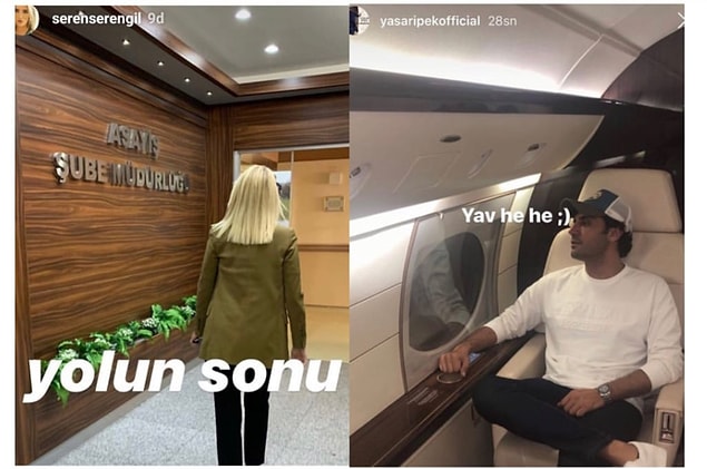 Ancak geçtiğimiz hafta Seren Serengil, Asayiş Şube Müdürlüğü önünde "Yolun sonu" şeklinde bir paylaşımda bulunmuştu. Yaşar İpek'in cevabı da "Yav he he" oldu.