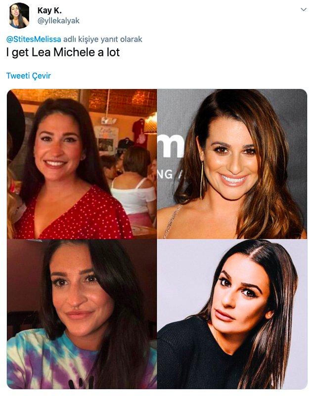 6. "Lea Michele'yi çok duyuyorum."